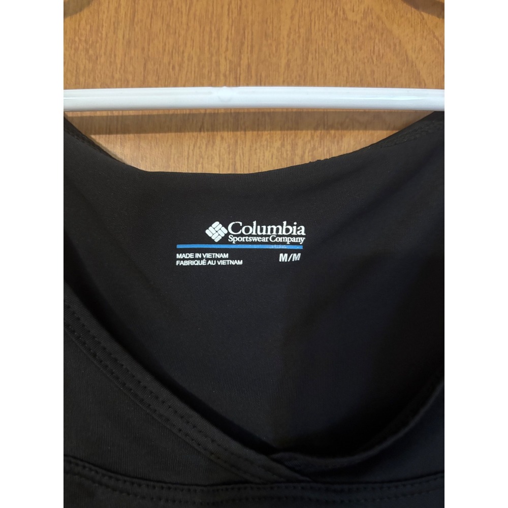 Columbia Sportswear Womens Black V-Neck Active Tank Top Size Medium